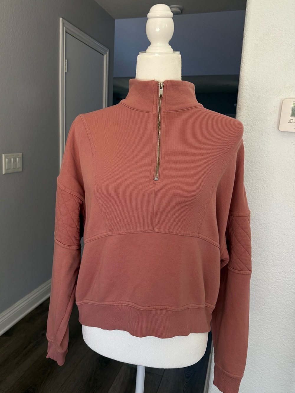 wild fable Rosewood Half-Zip Pullover Sweatshirt